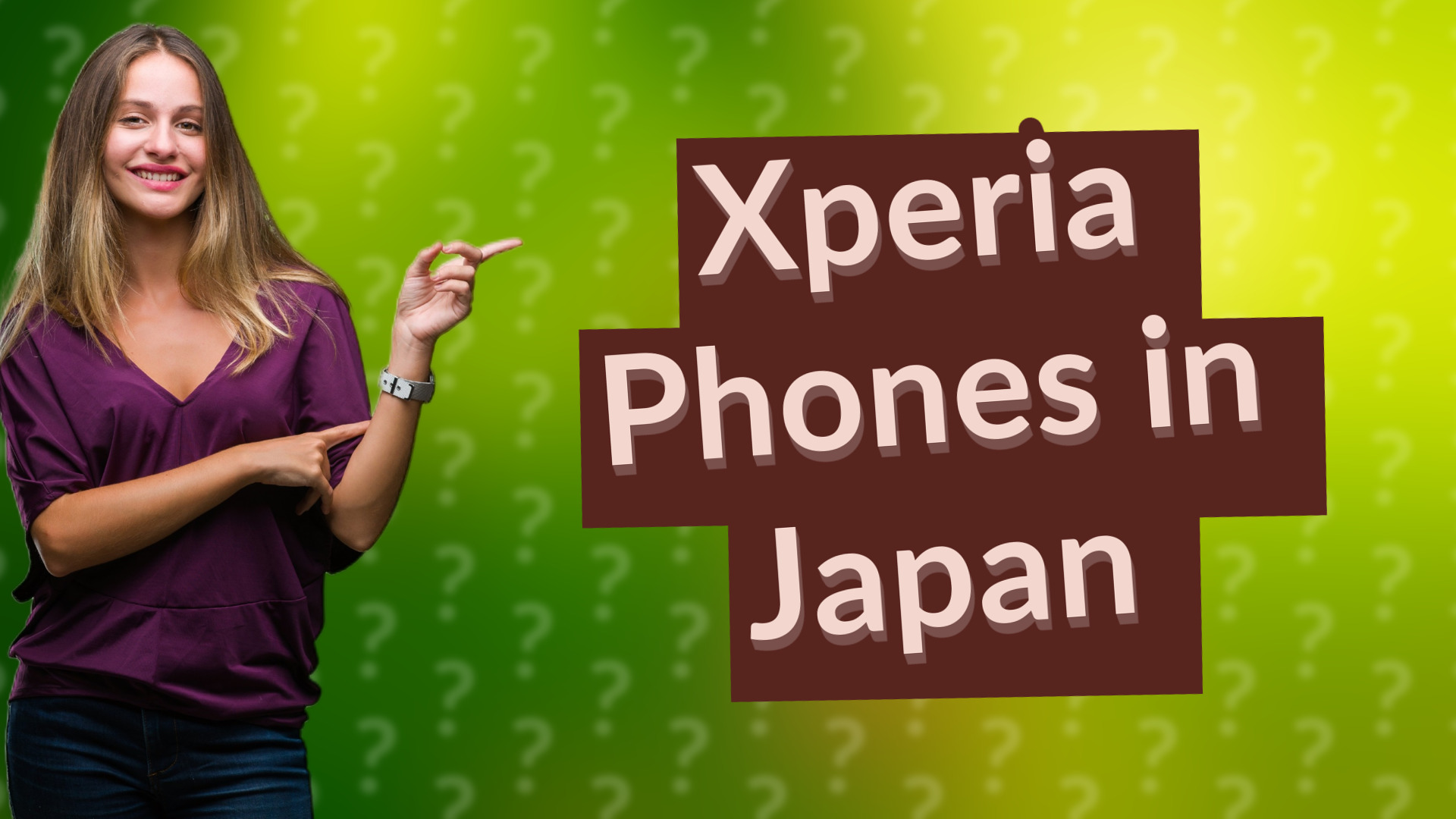 Xperia Phones in Japan