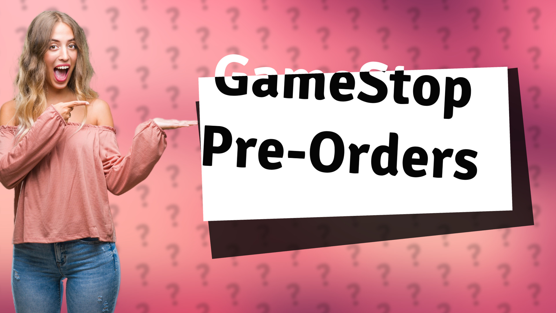 GameStop Pre-Orders