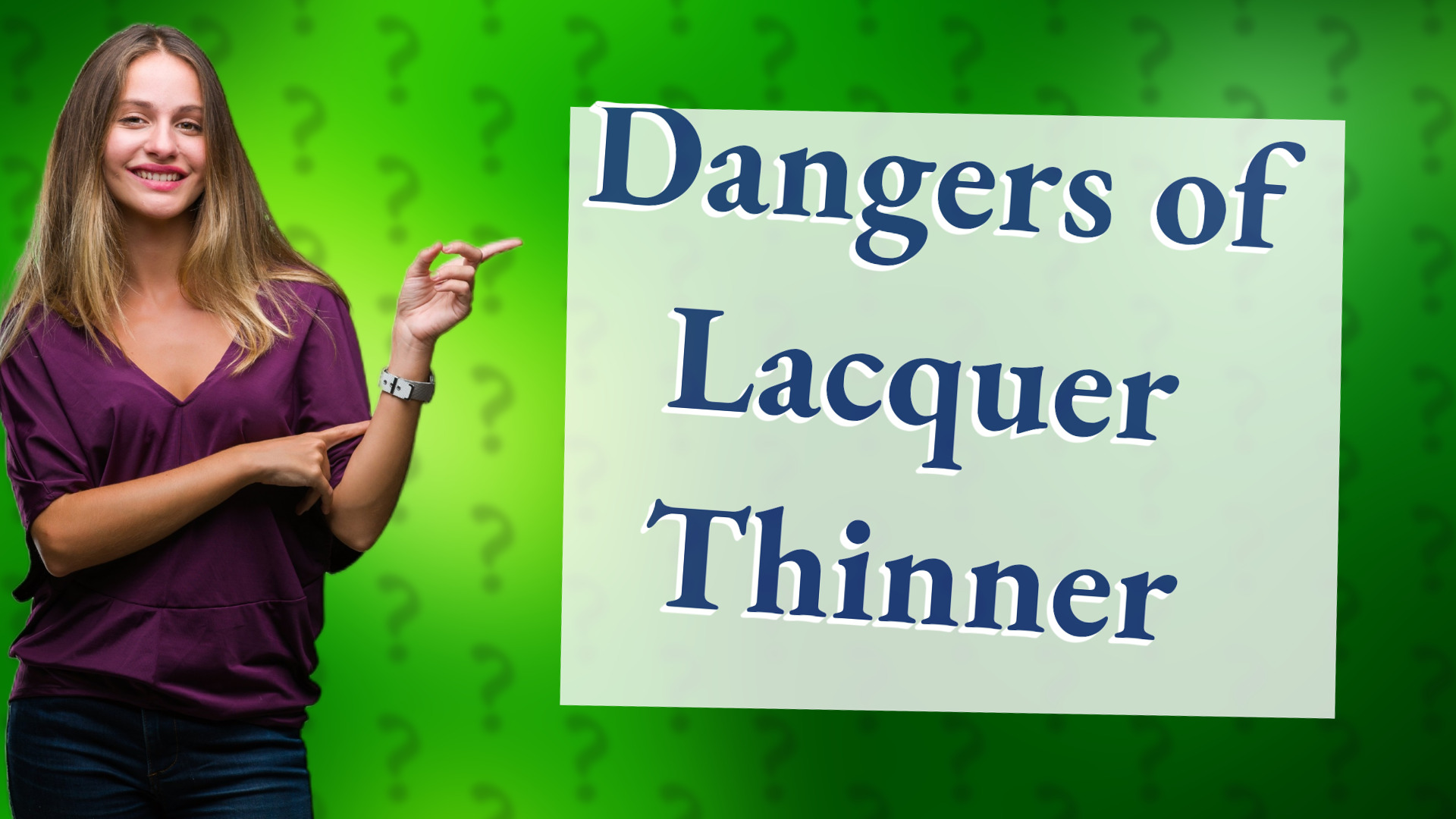 Dangers of Lacquer Thinner