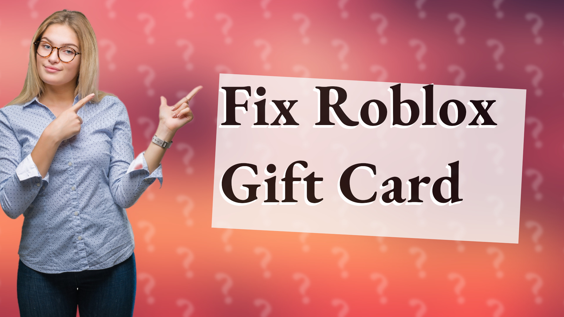 Fix Roblox Gift Card