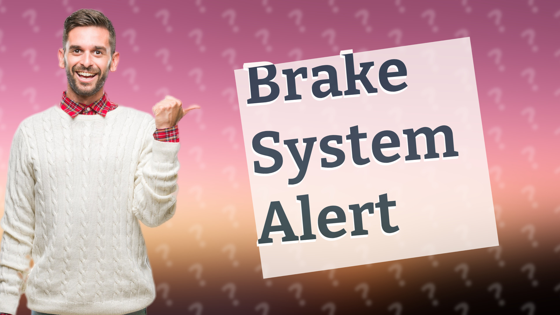 Brake System Alert