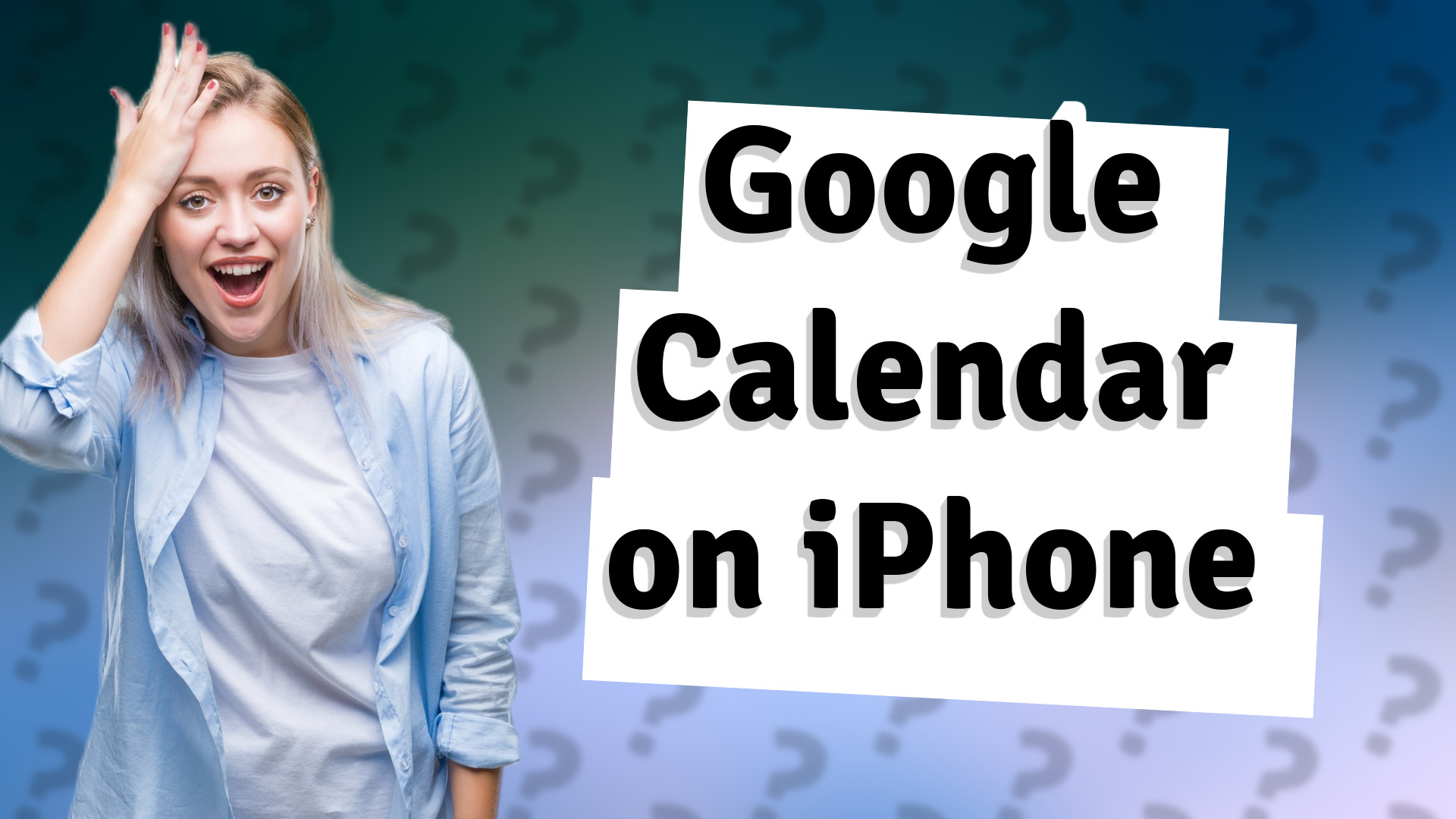 Google Calendar on iPhone
