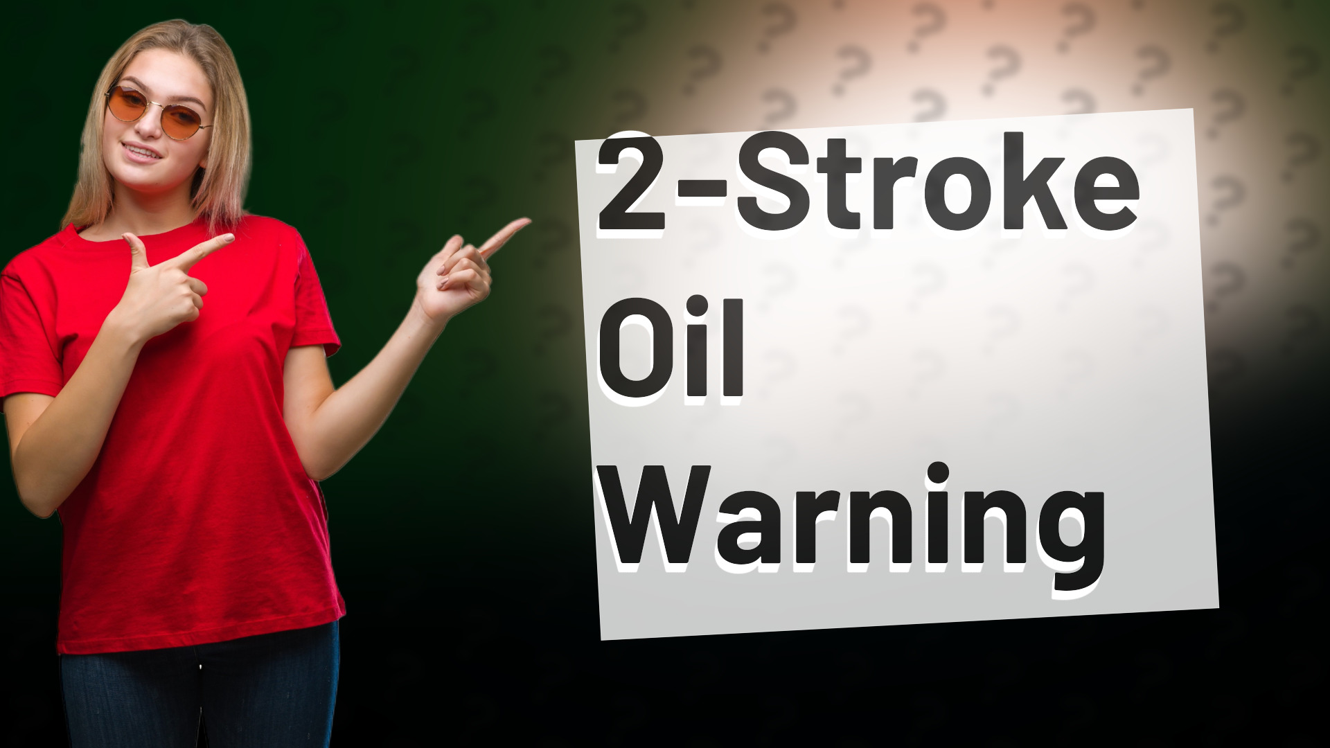 2-Stroke Oil Warning