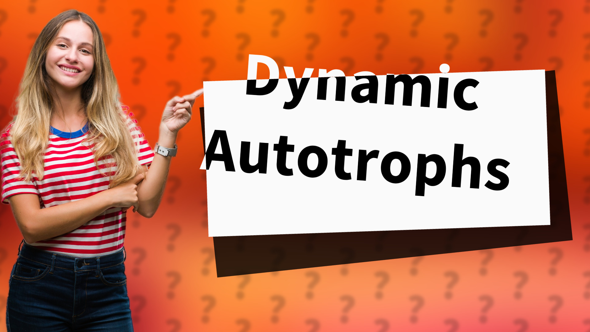 Dynamic Autotrophs