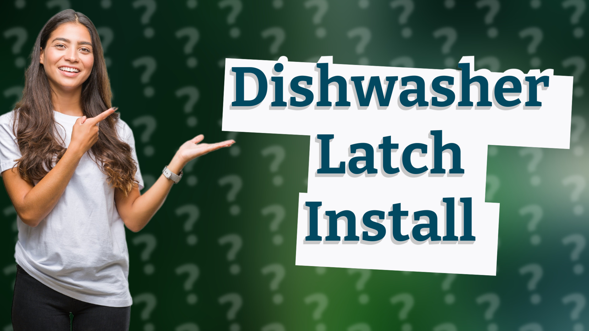Dishwasher Latch Install