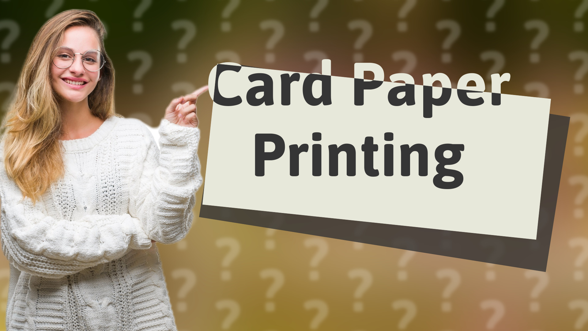 Card Paper Printing