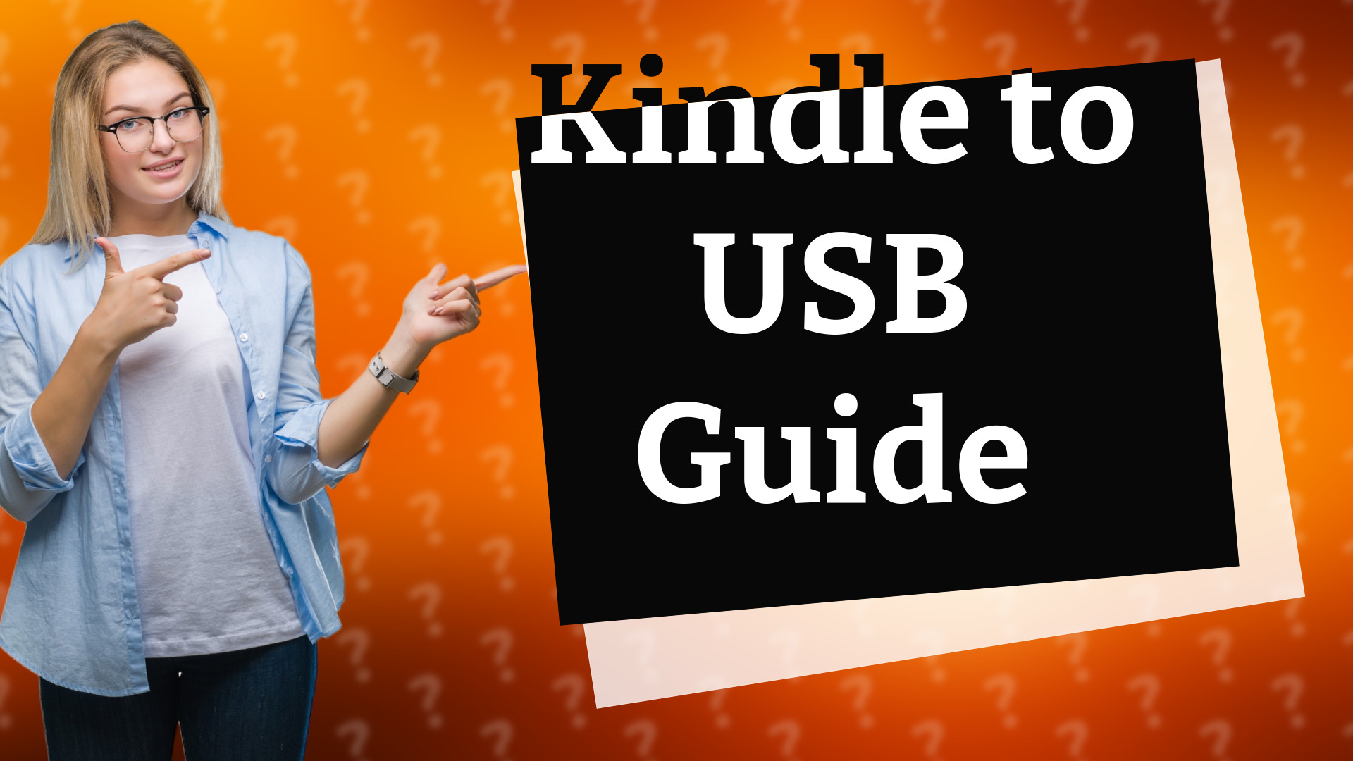 Kindle to USB Guide
