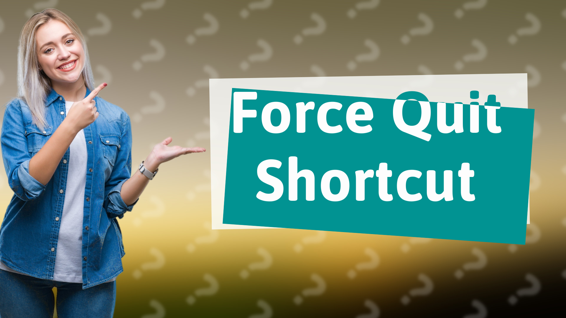 Force Quit Shortcut