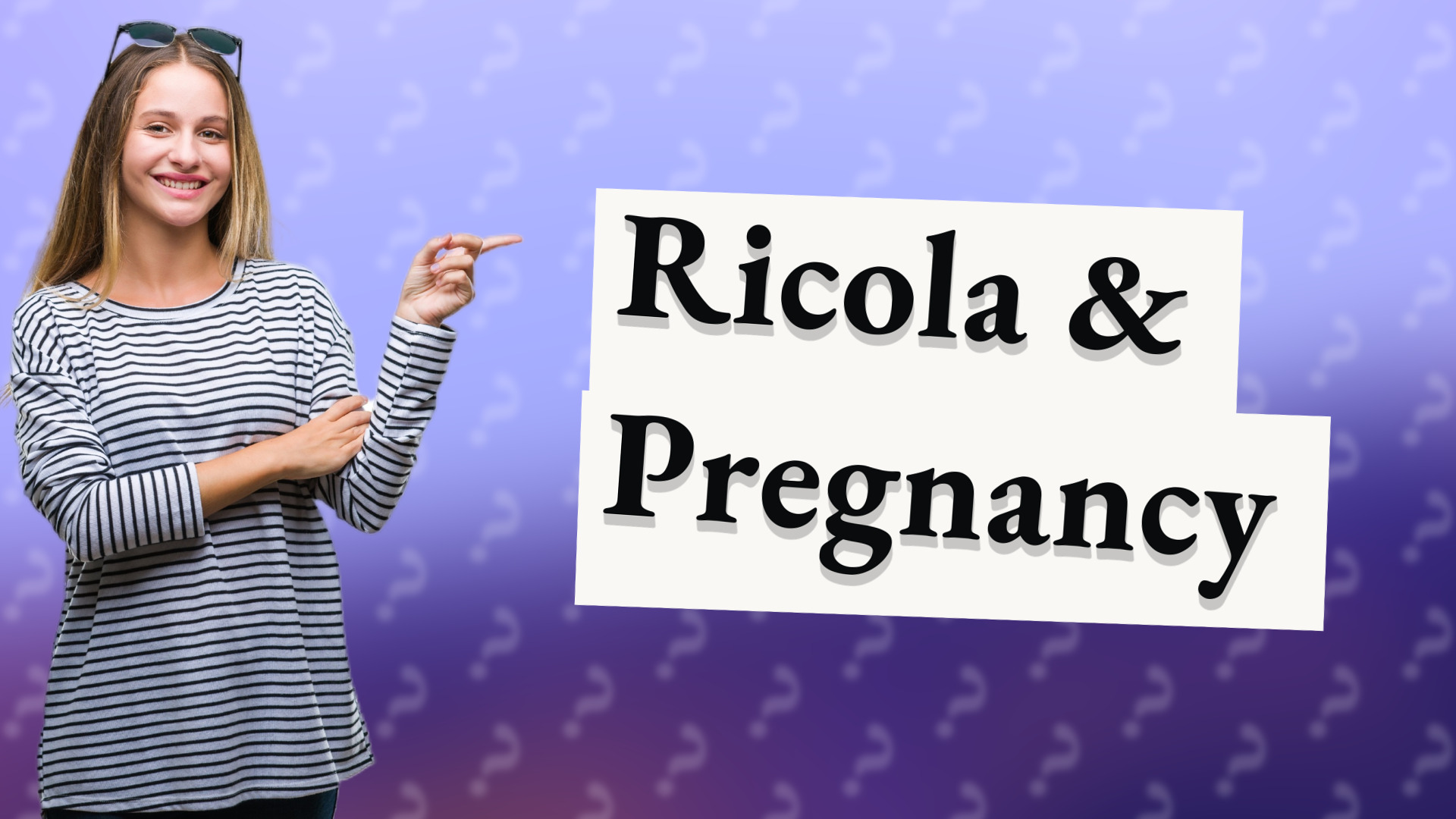 Ricola & Pregnancy