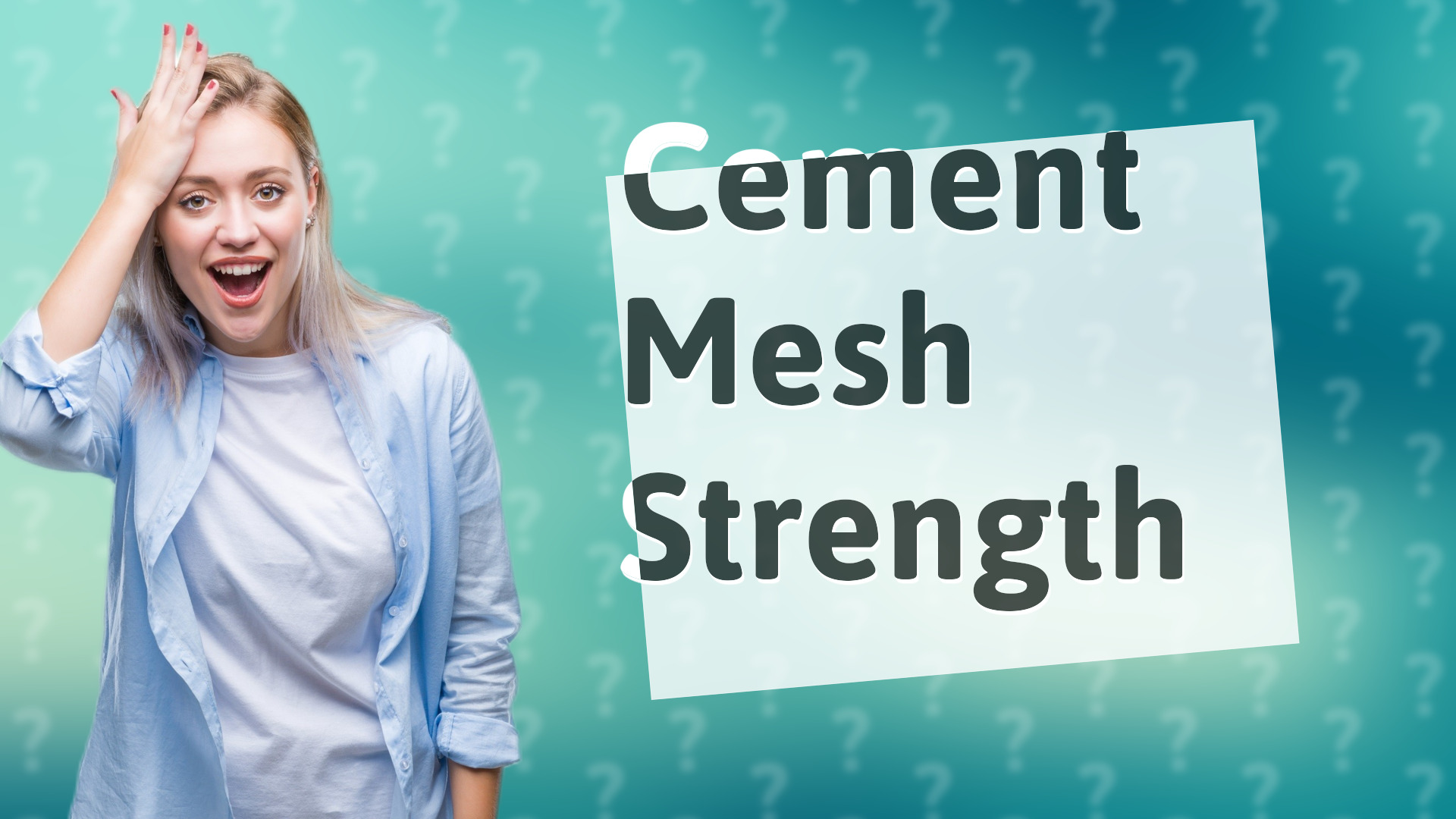 Cement Mesh Strength