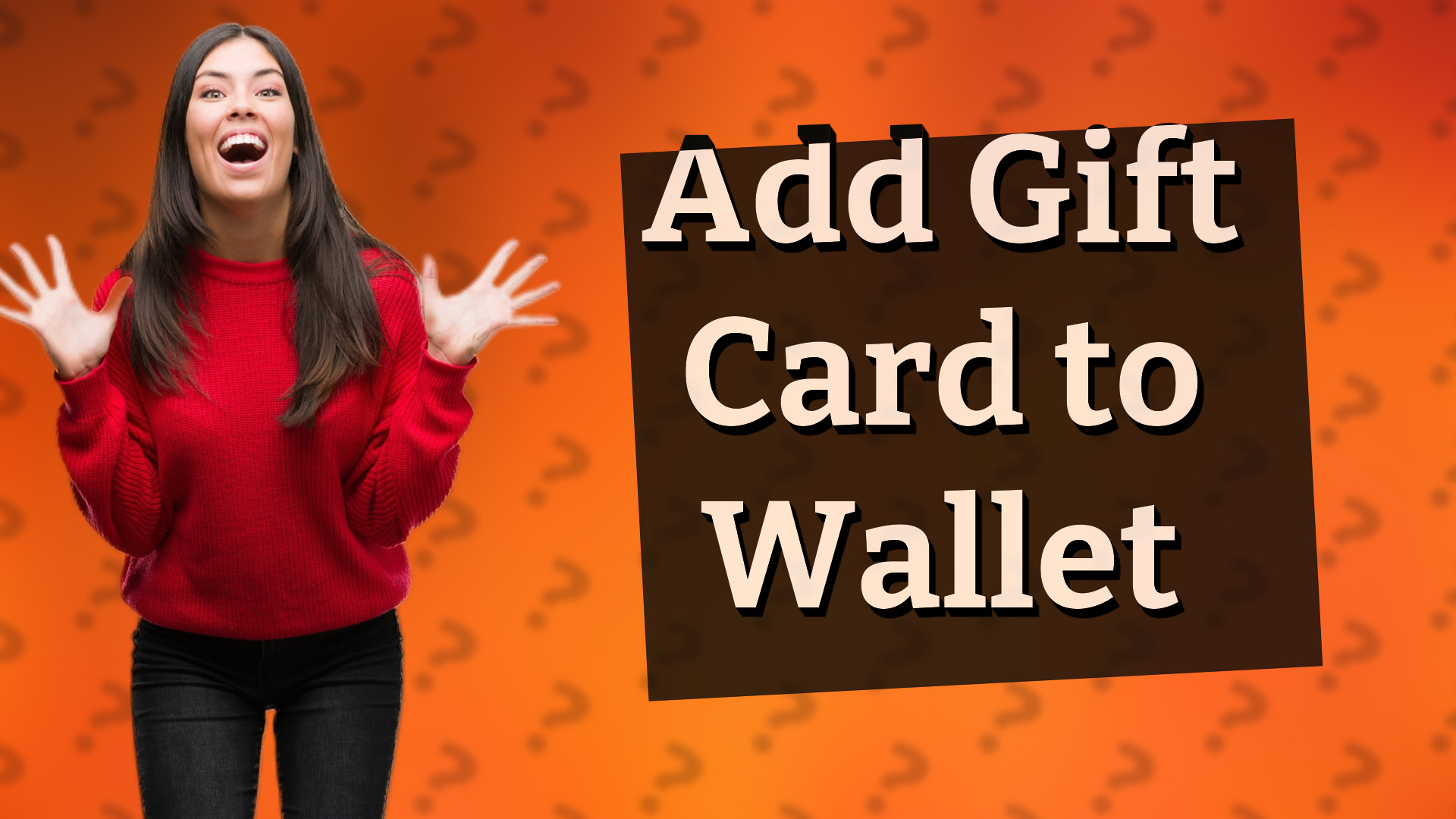 Add Gift Card to Wallet