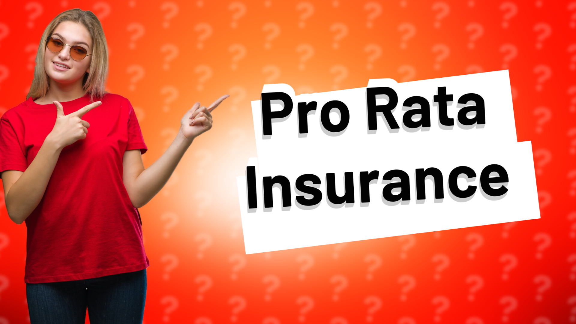 Pro Rata Insurance