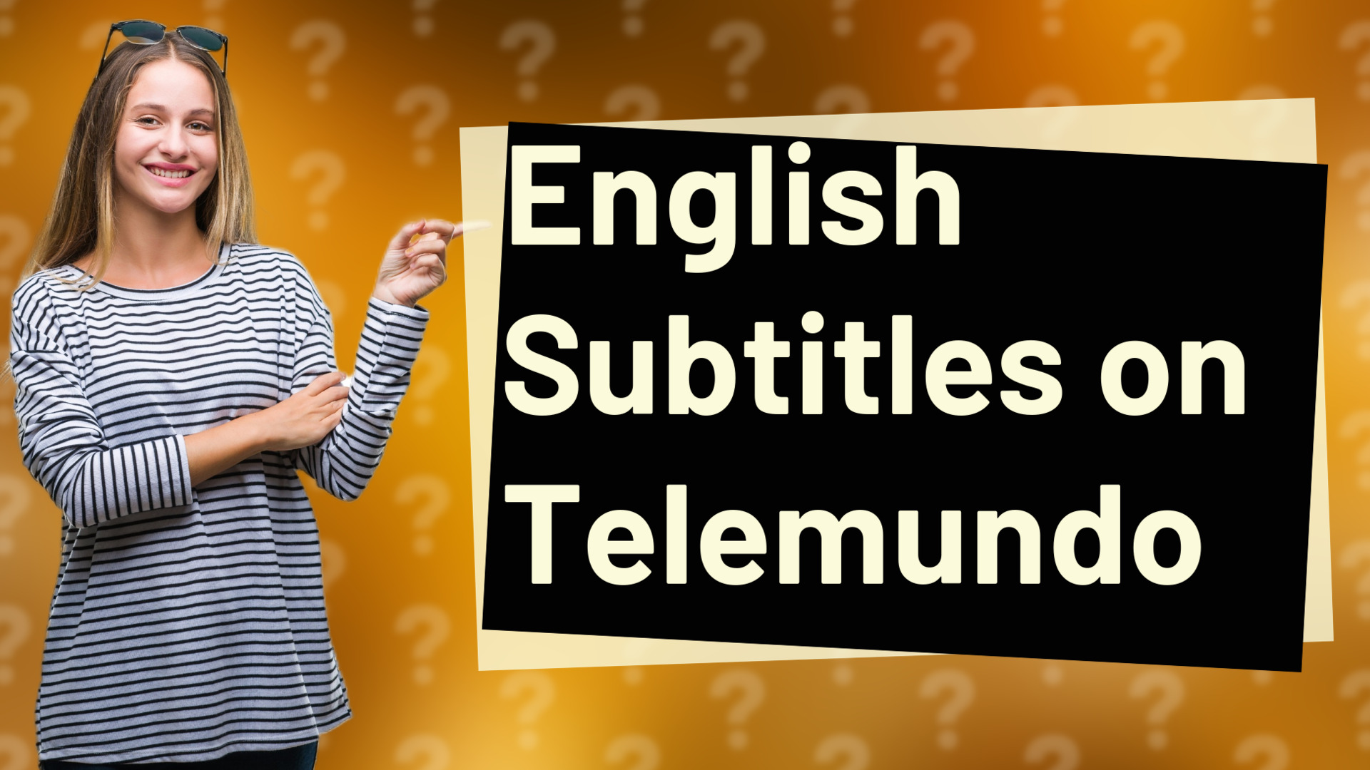 English Subtitles on Telemundo
