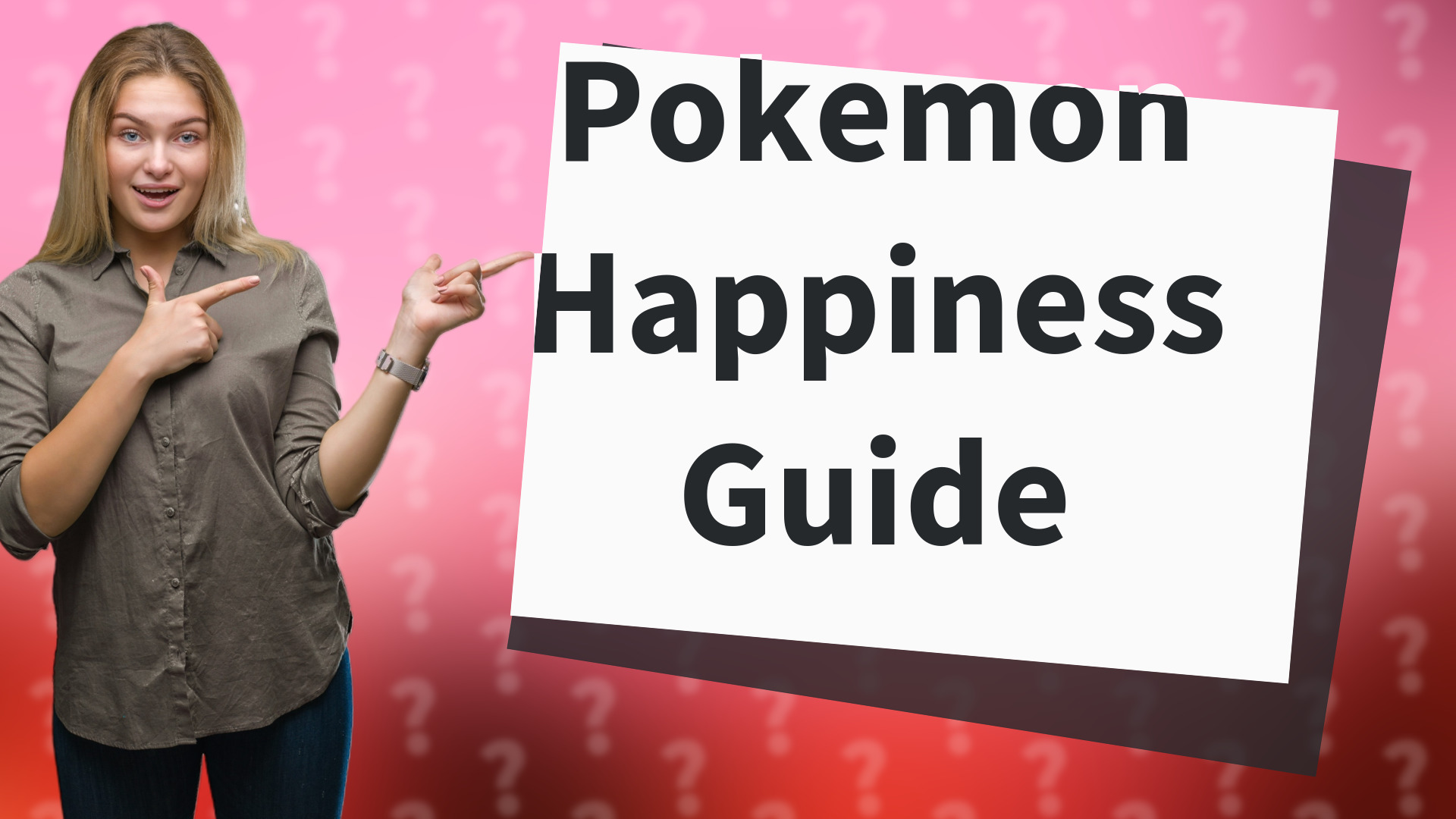 Pokemon Happiness Guide