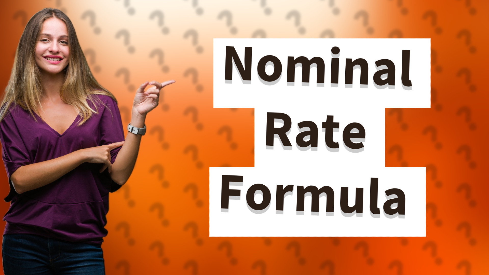 Nominal Rate Formula