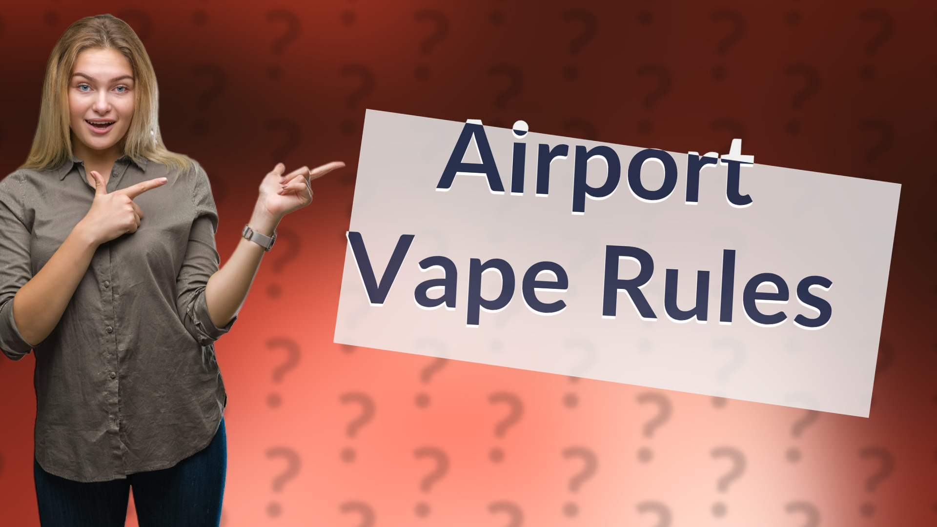 Airport Vape Rules