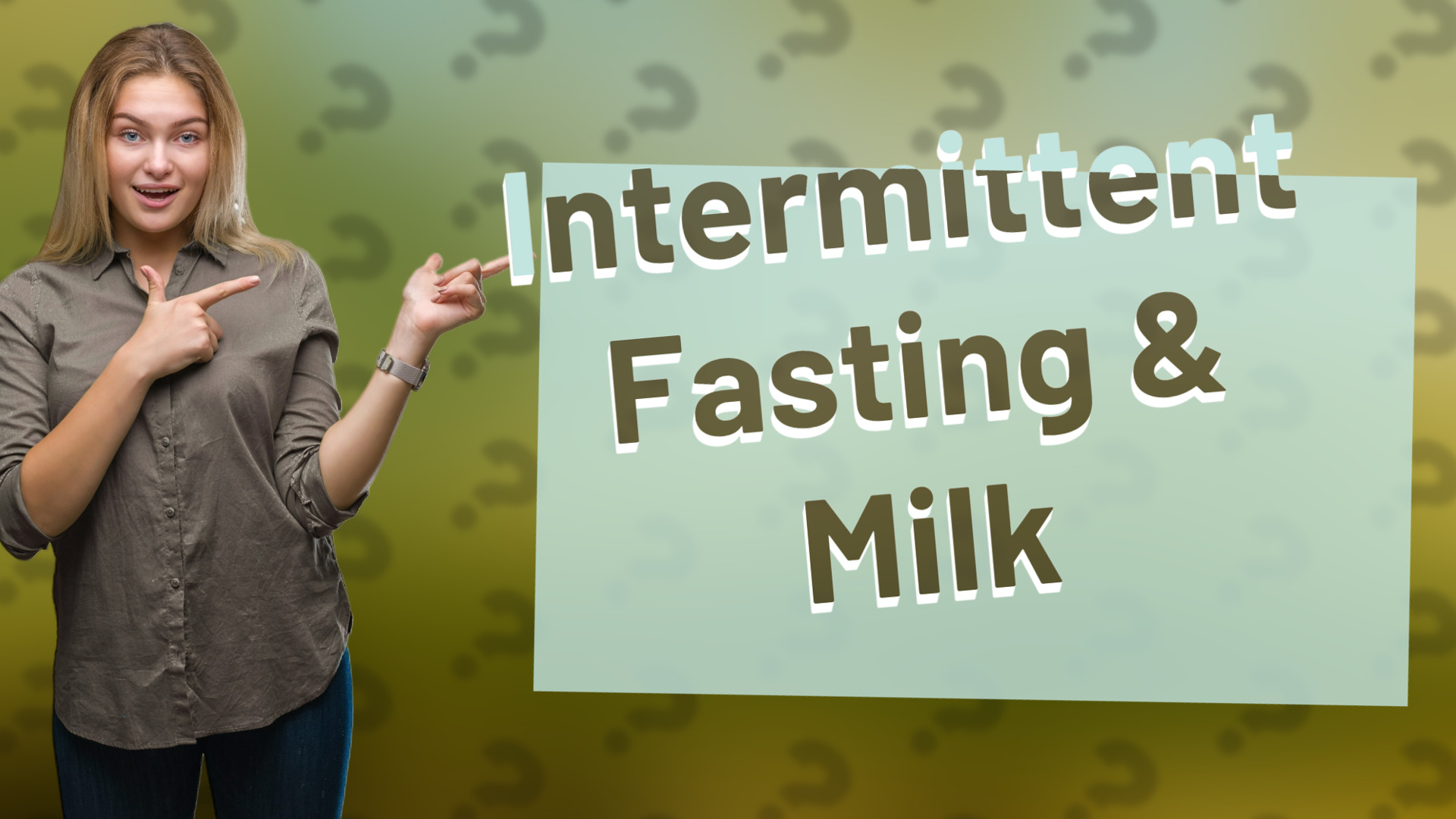 Intermittent Fasting & Milk