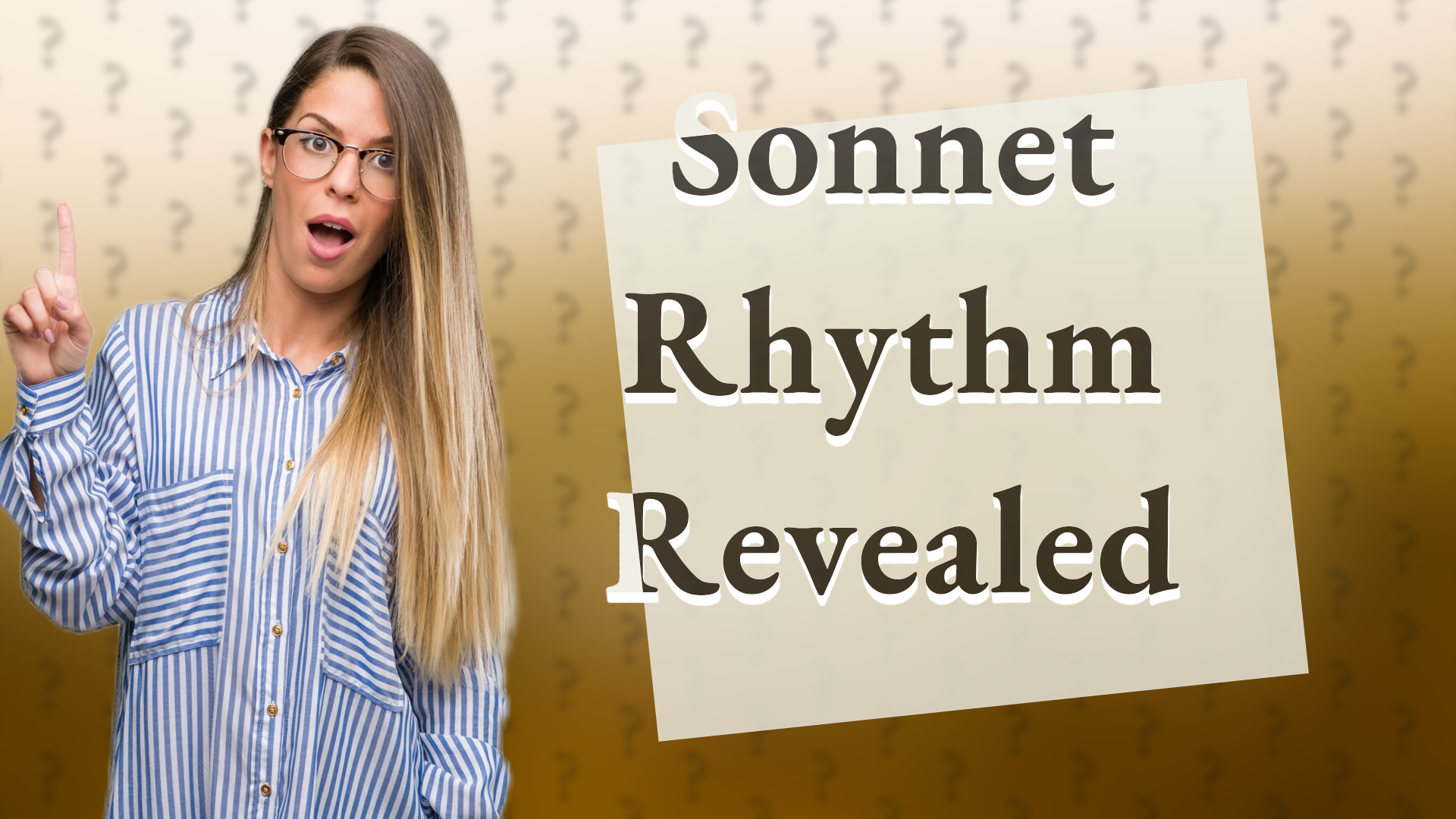 Sonnet Rhythm Revealed