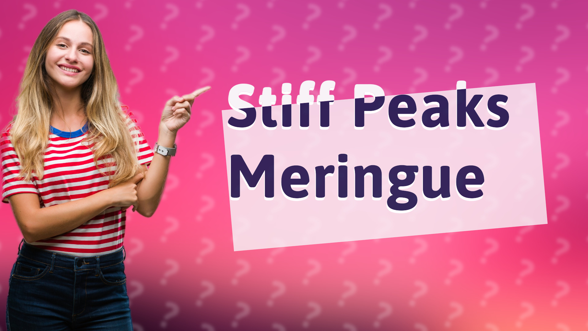 Stiff Peaks Meringue
