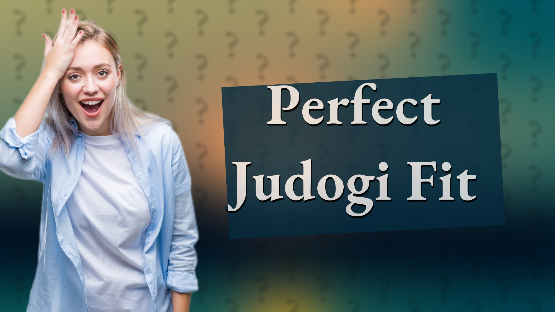 Perfect Judogi Fit