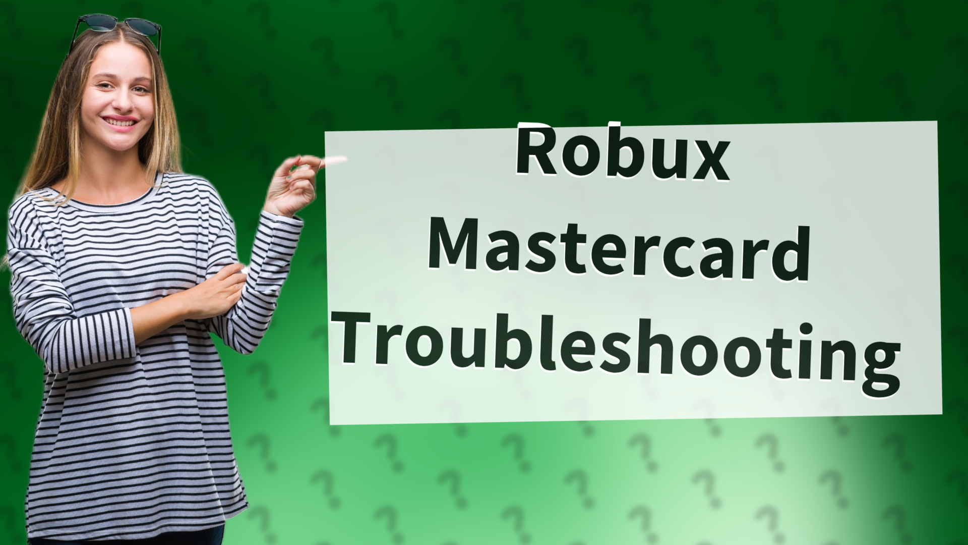Robux Mastercard Troubleshooting