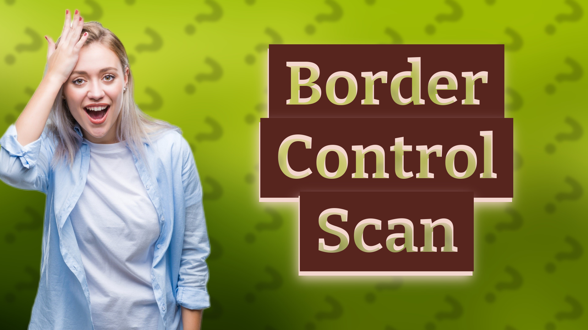 Border Control Scan