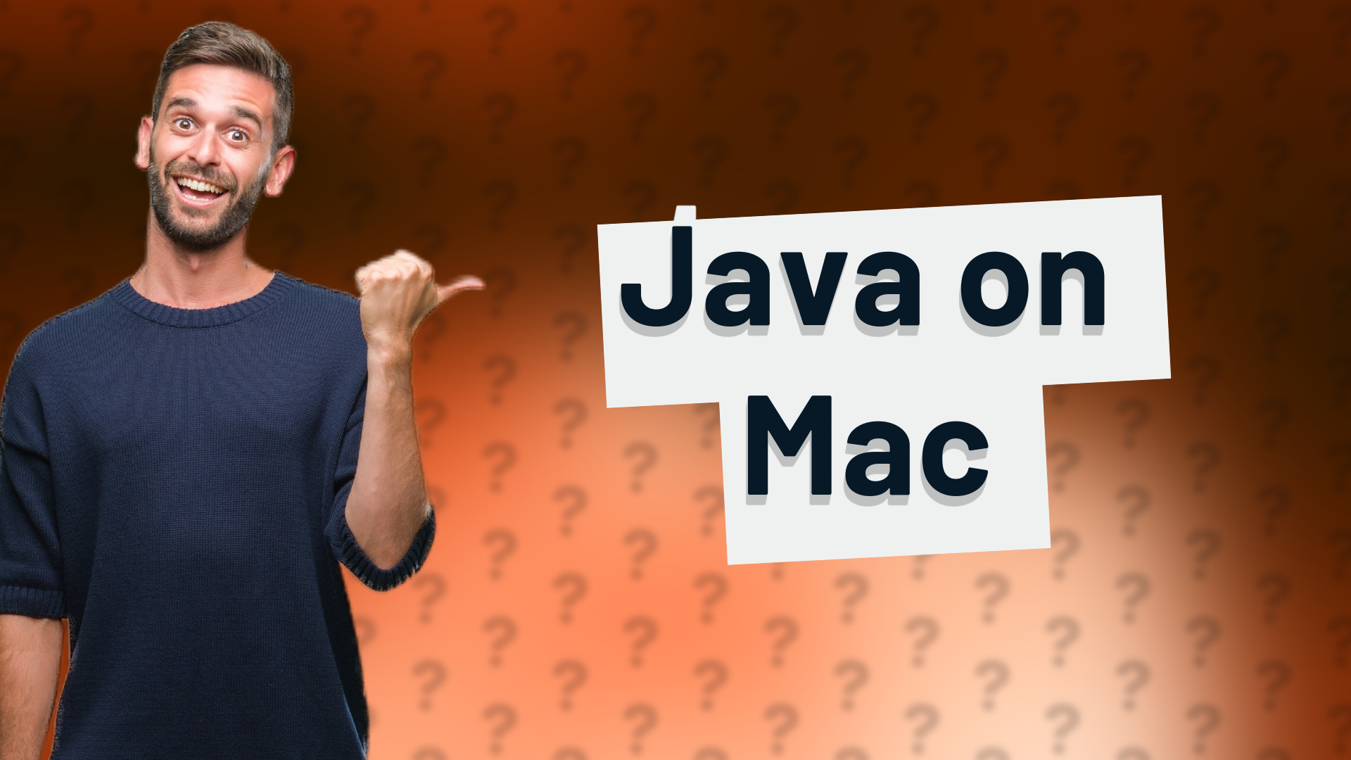 Java on Mac