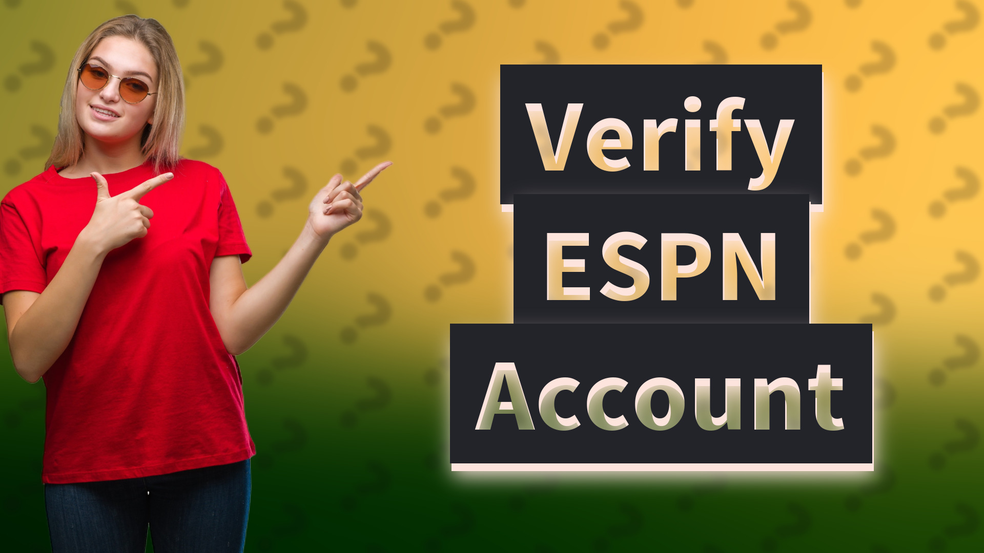 Verify ESPN Account