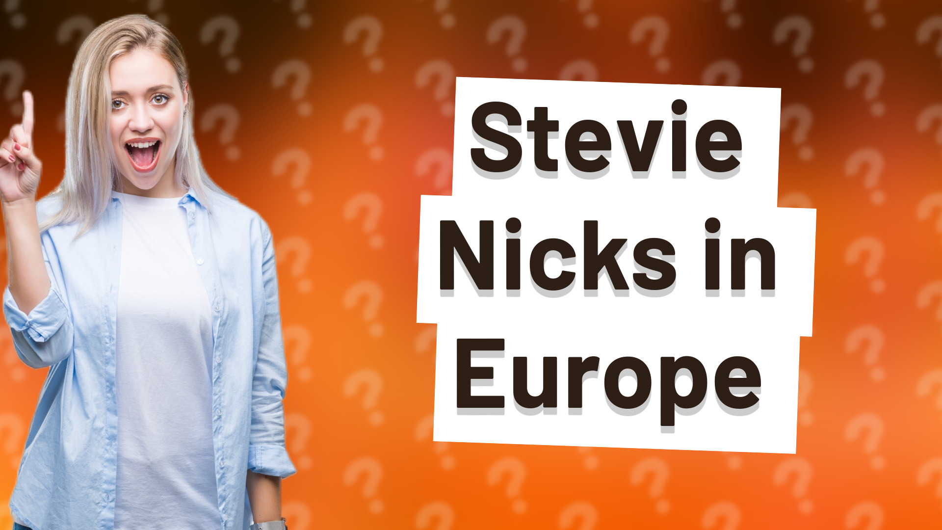 Stevie Nicks in Europe
