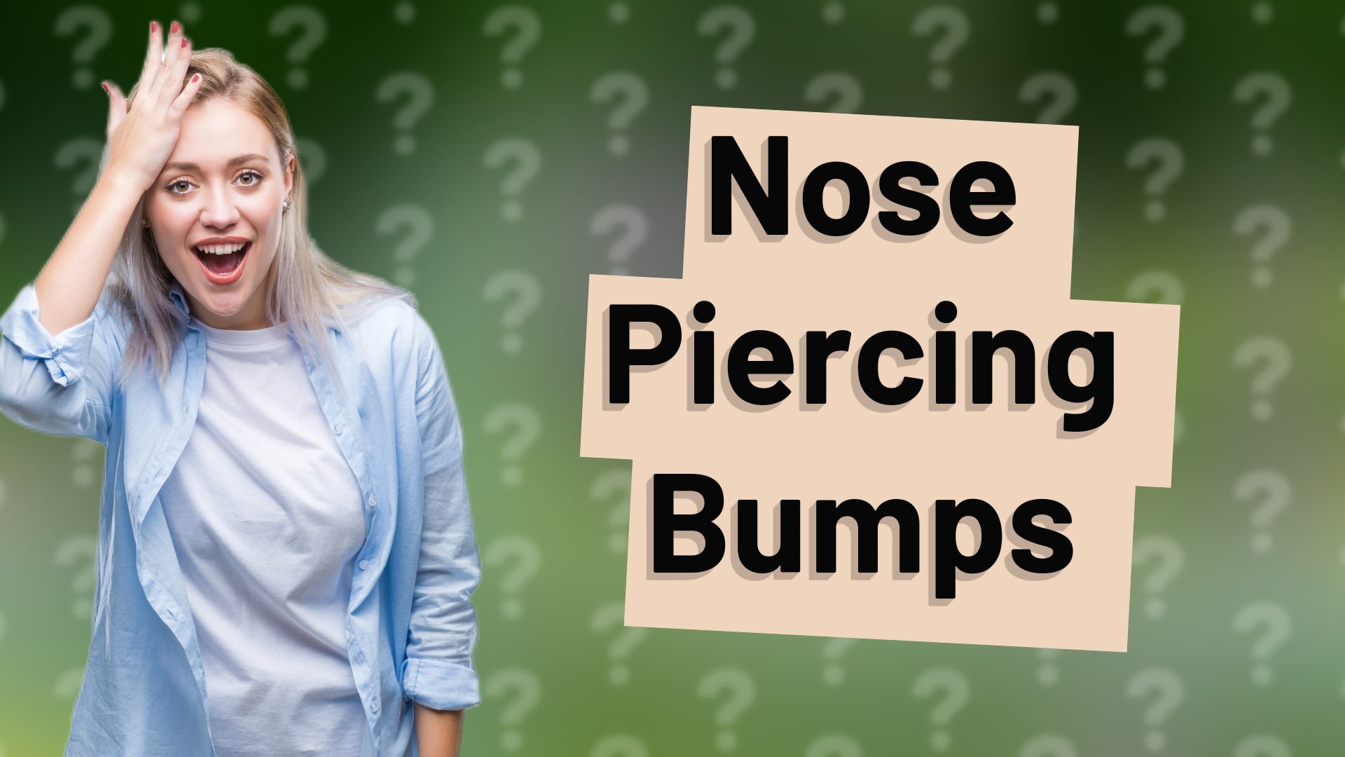 Nose Piercing Bumps