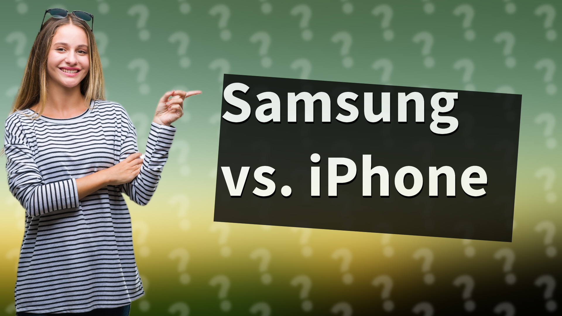 Samsung vs. iPhone