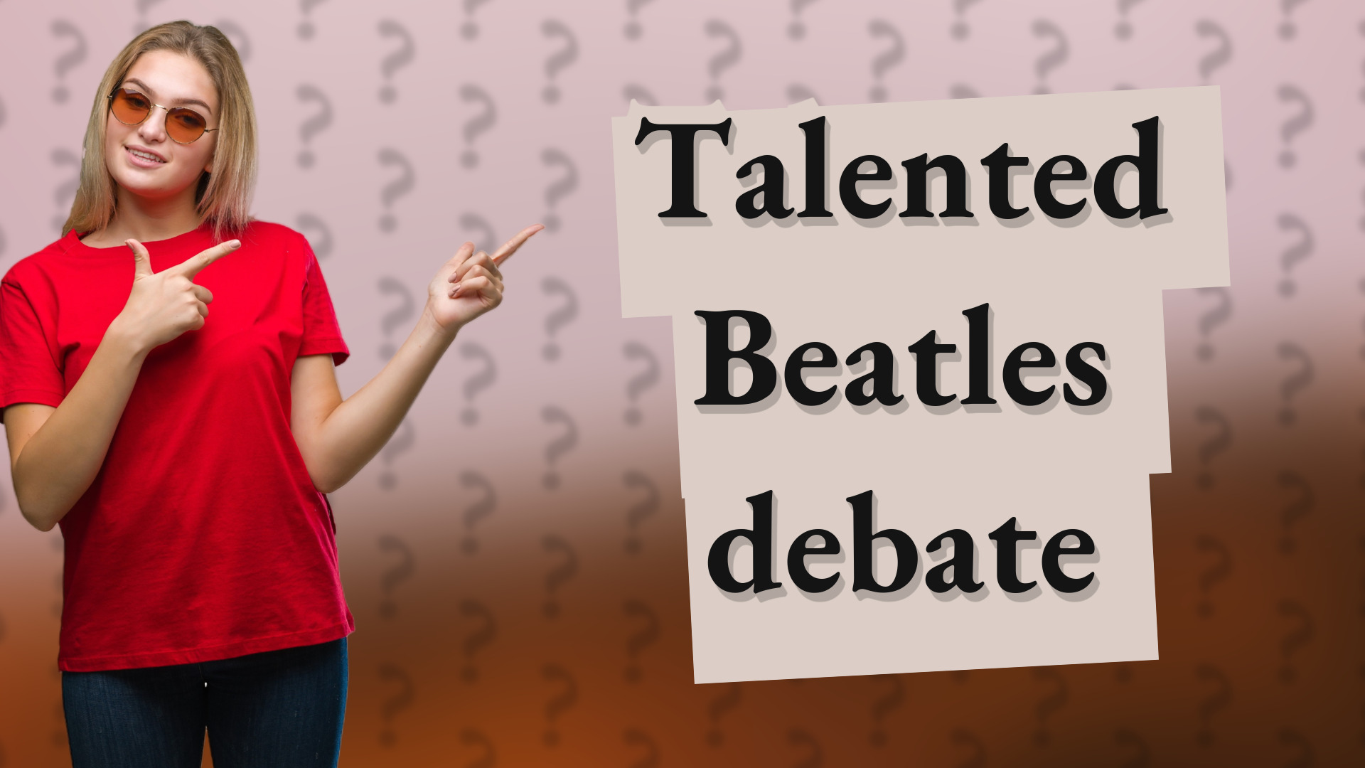 Talented Beatles debate