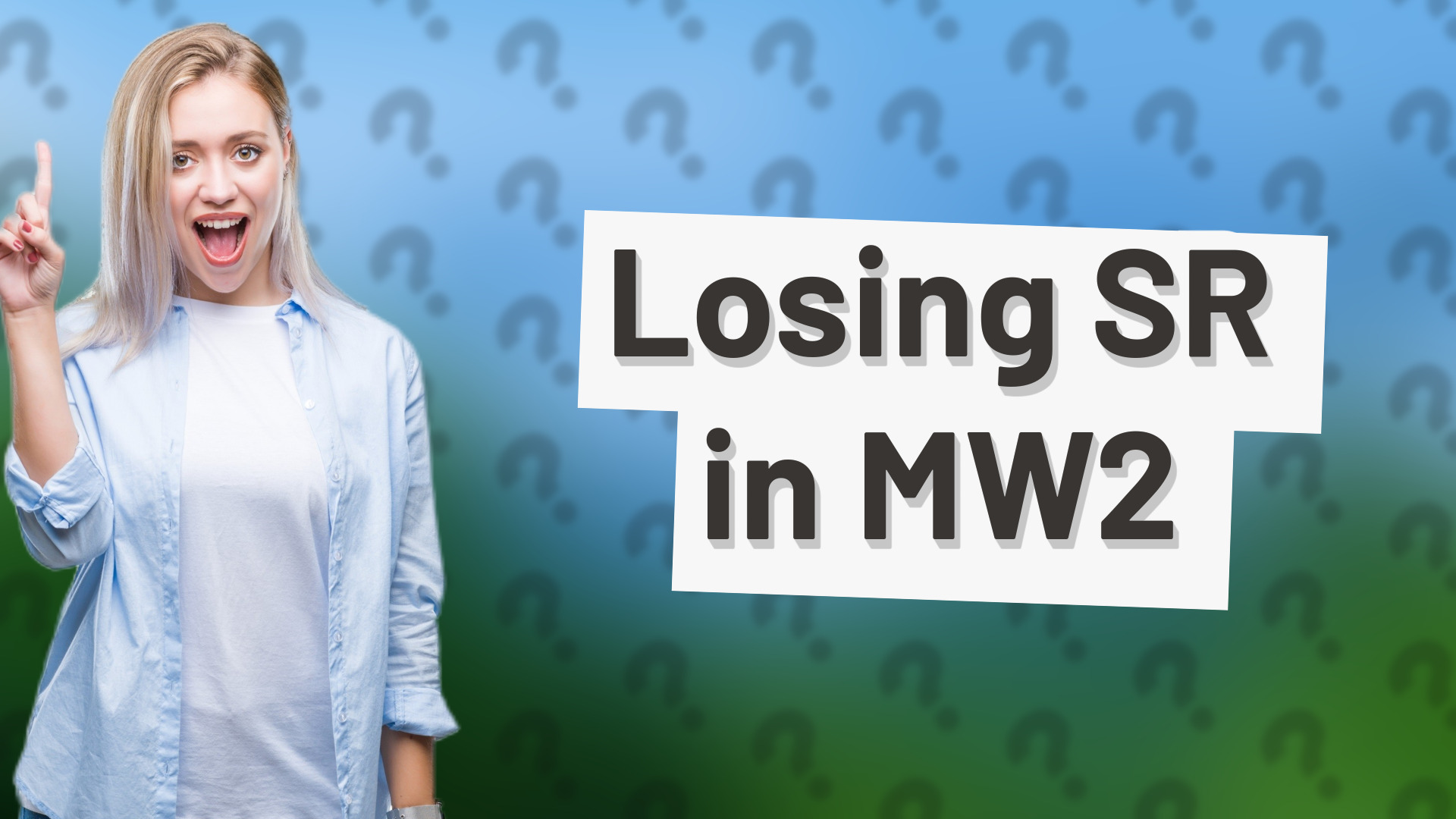 Losing SR in MW2