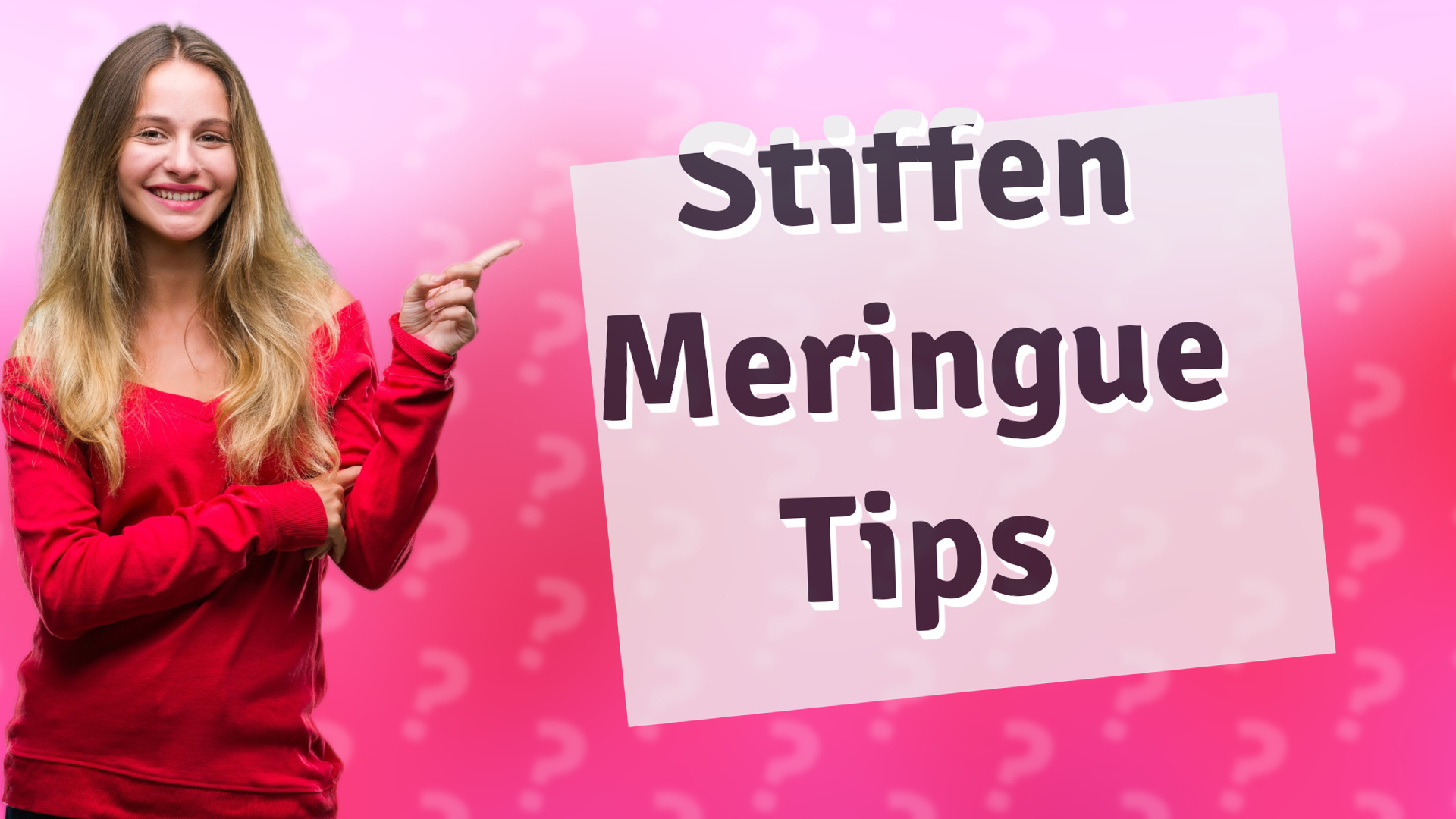 Stiffen Meringue Tips
