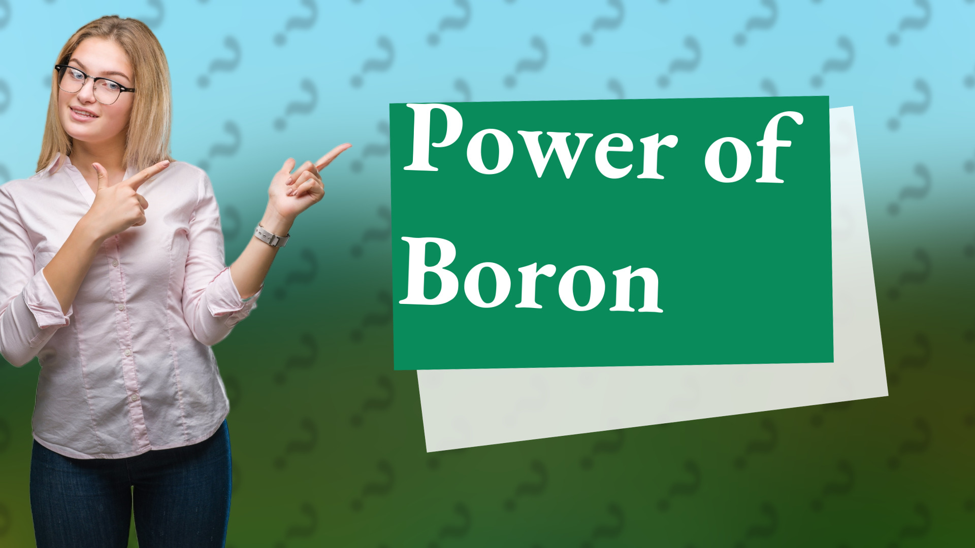 Power of Boron