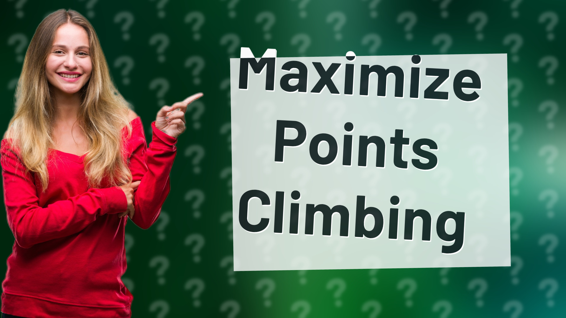 Maximize Points Climbing