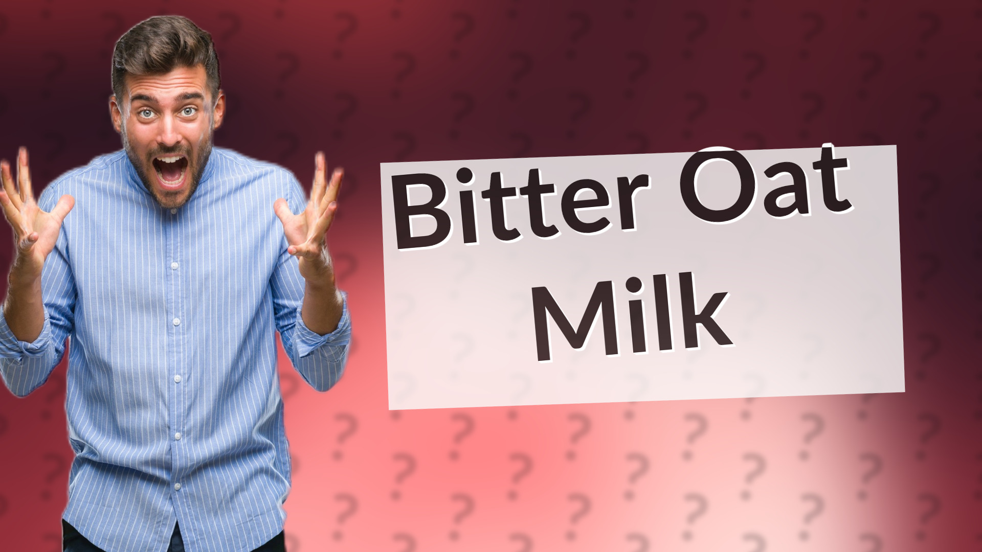 Bitter Oat Milk