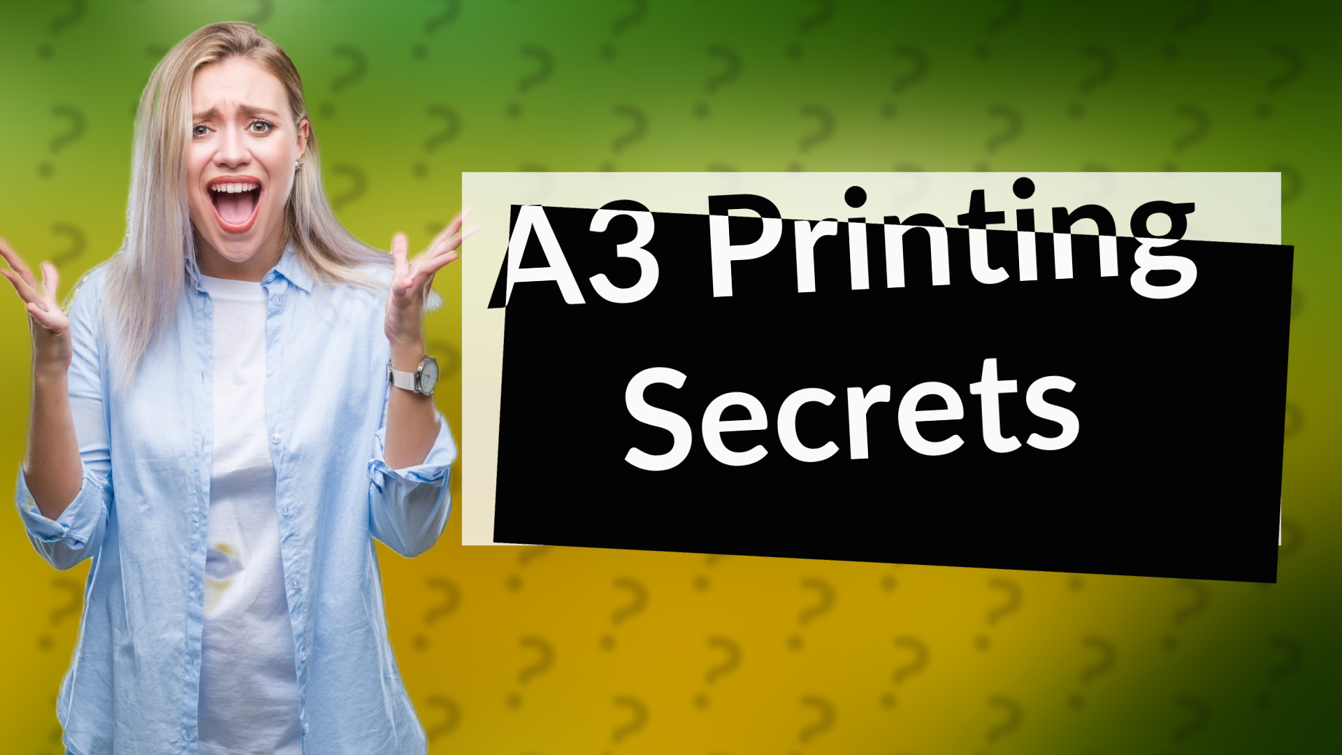 A3 Printing Secrets