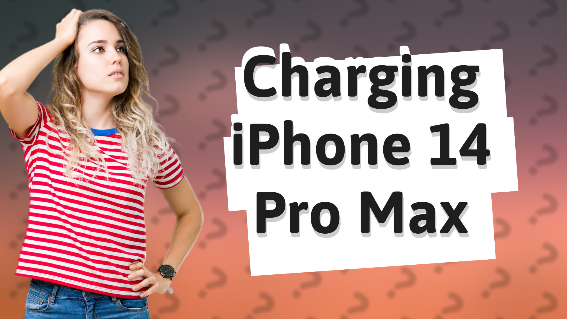 Charging iPhone 14 Pro Max