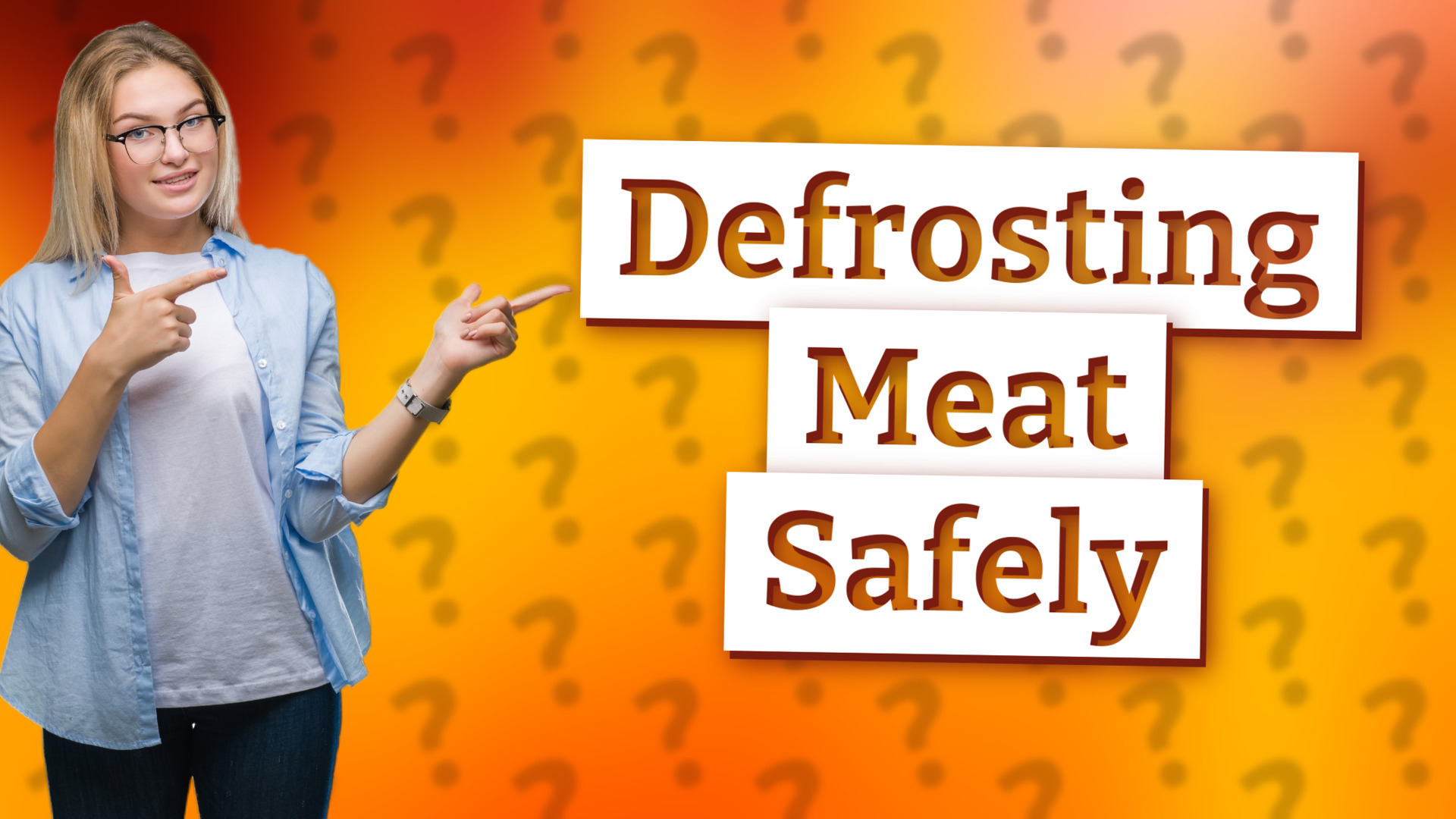 Defrosting Meat Safely