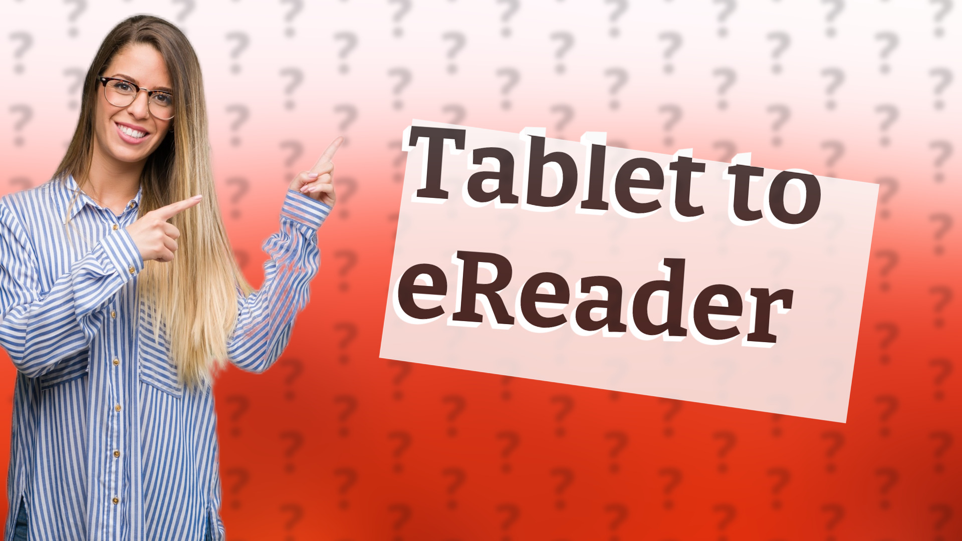 Tablet to eReader