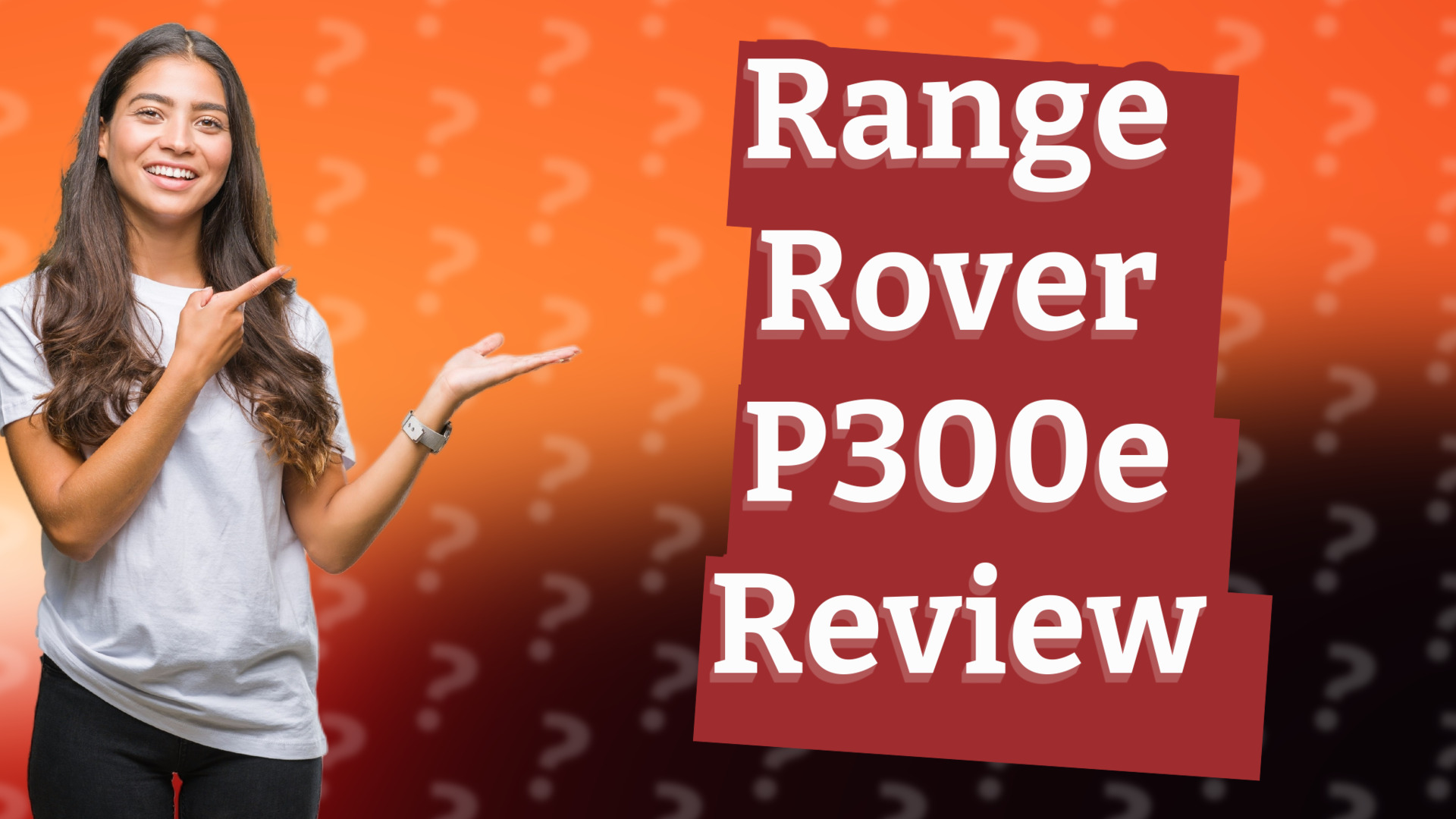 Range Rover P300e Review