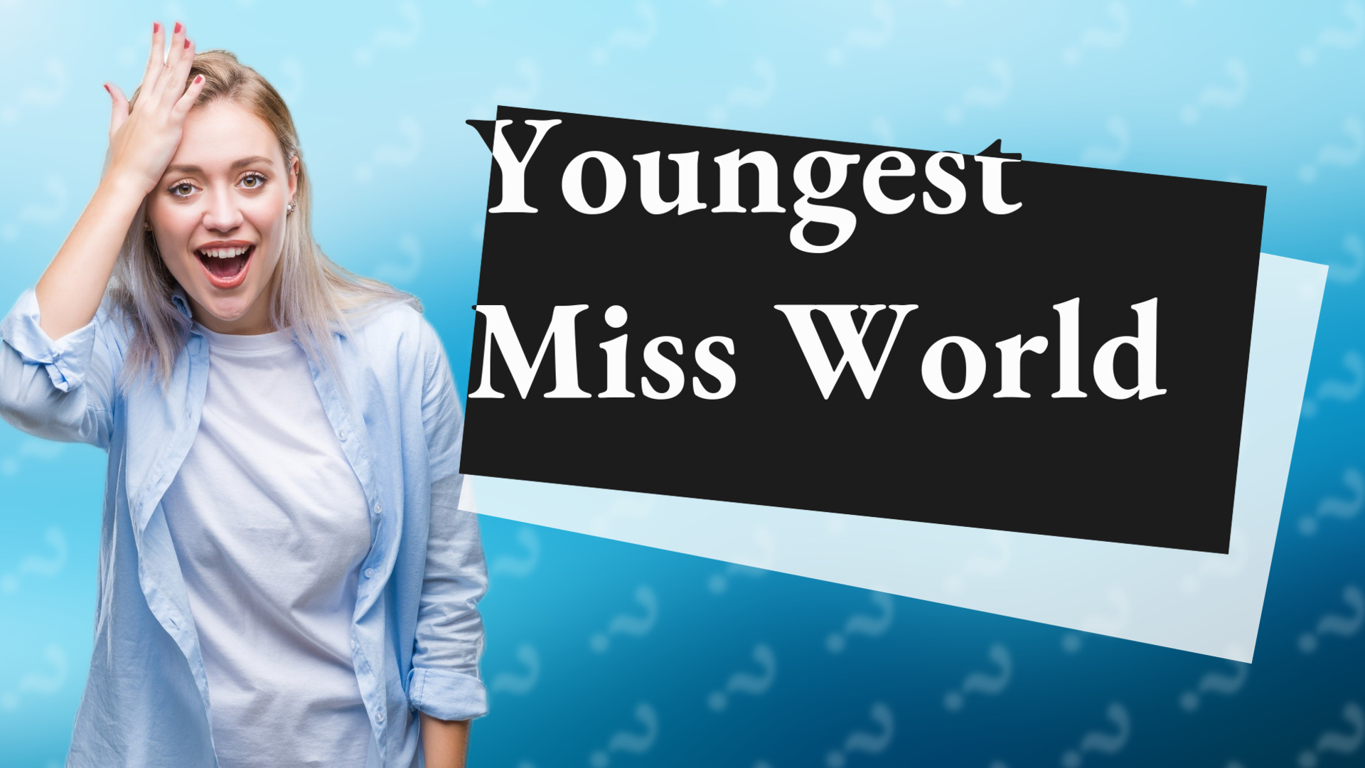 Youngest Miss World