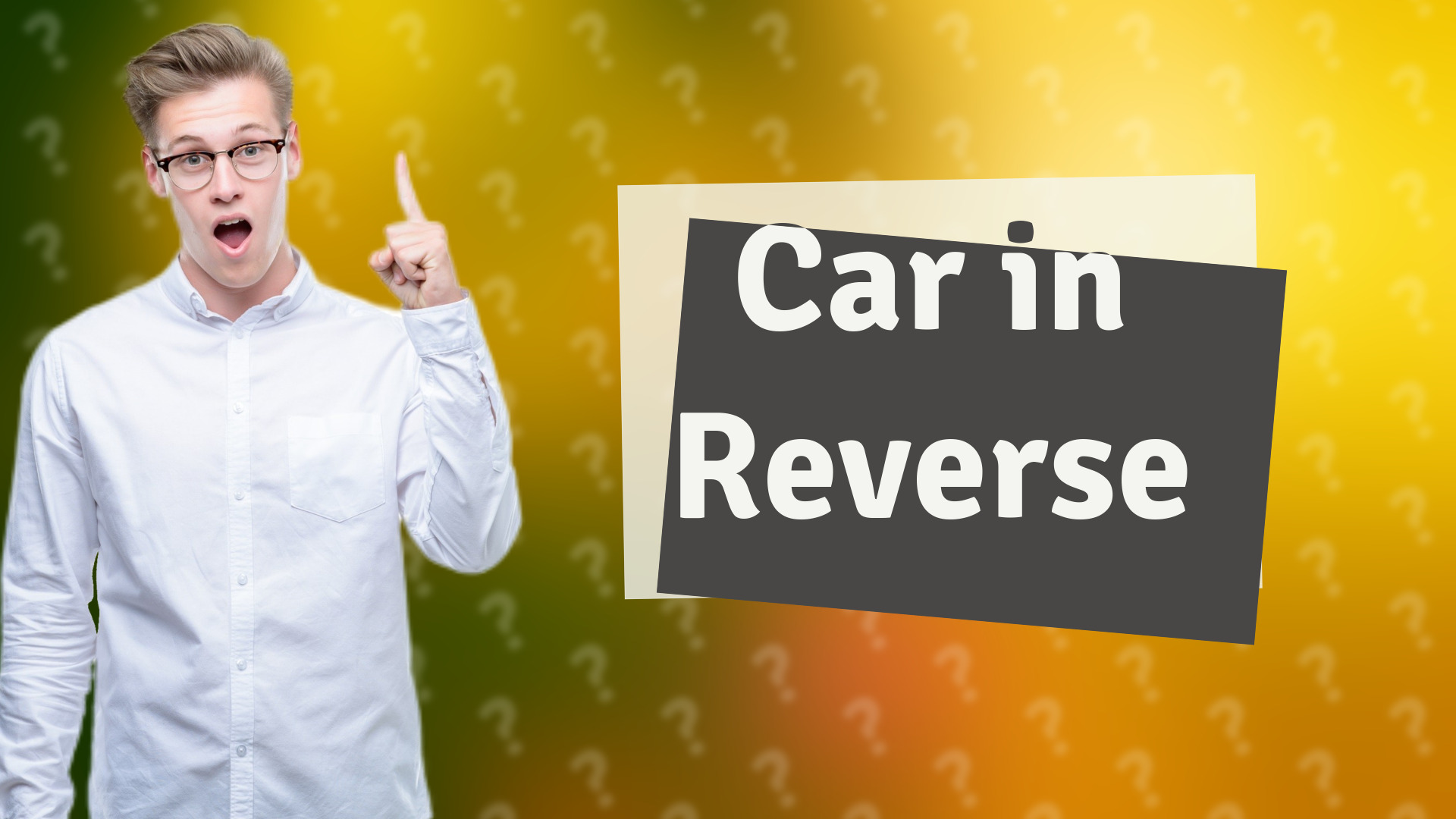 Car in Reverse