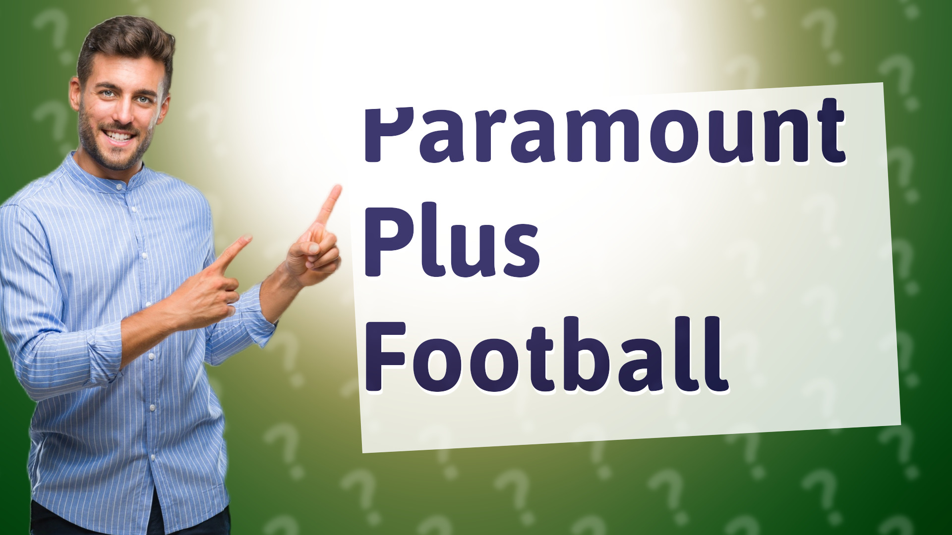 Paramount Plus Football