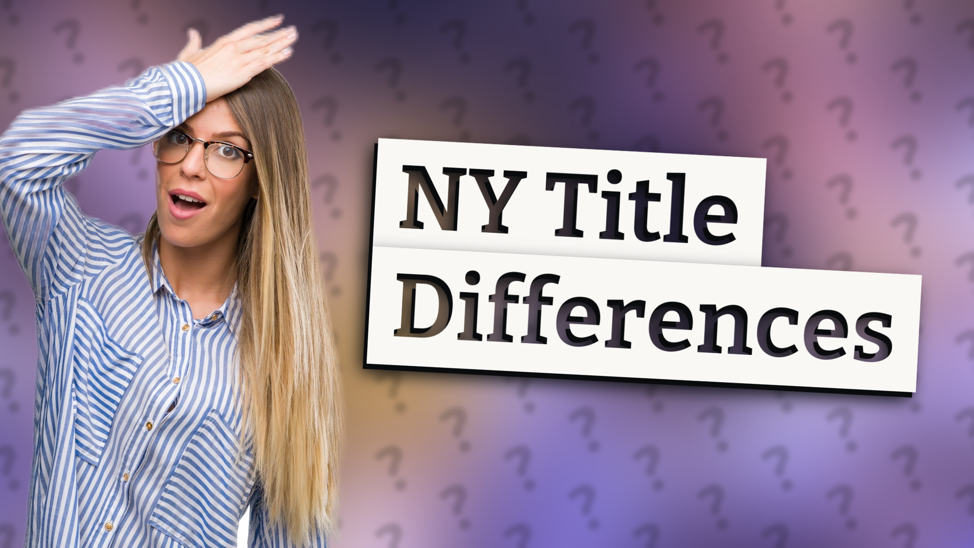 NY Title Differences