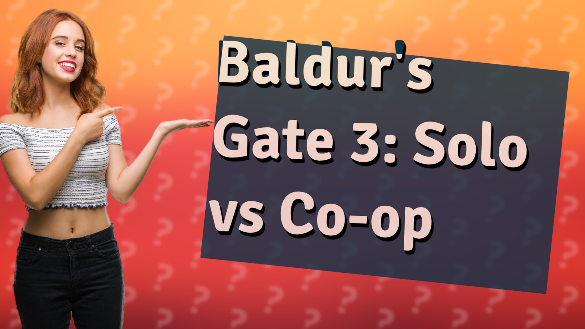 Baldur's Gate 3: Solo vs Co-op