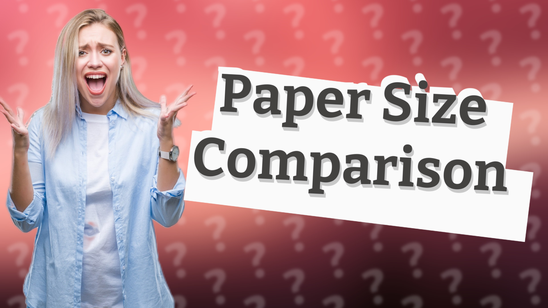 Paper Size Comparison