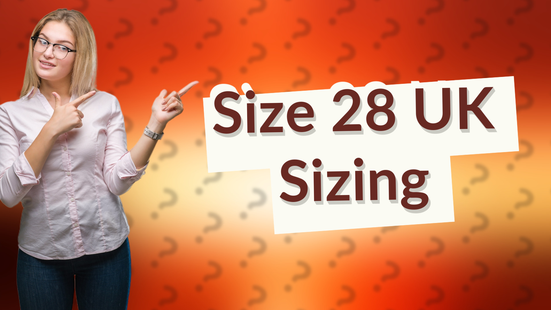 Size 28 UK Sizing