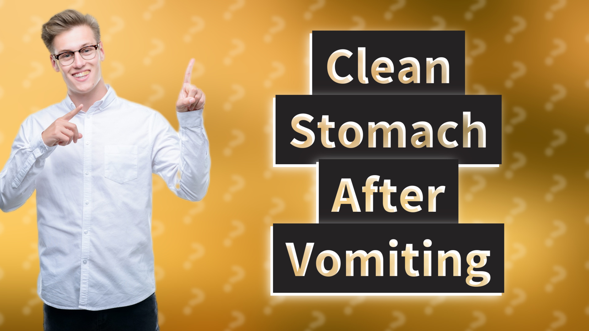 Clean Stomach After Vomiting